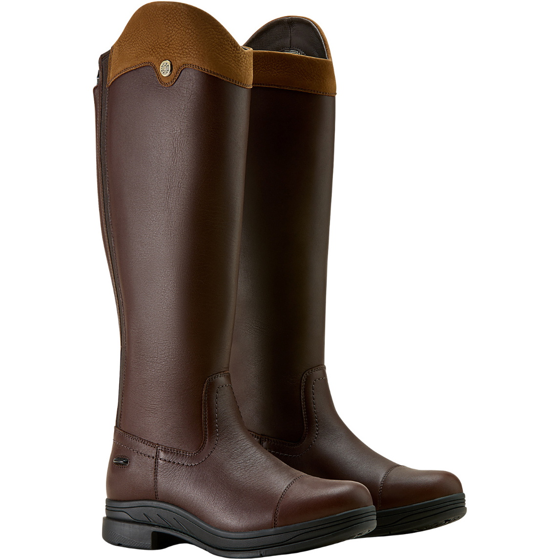 2025 Ariat Femmes Stamford Waterproof Botte 10063980 - Royal Chocolate